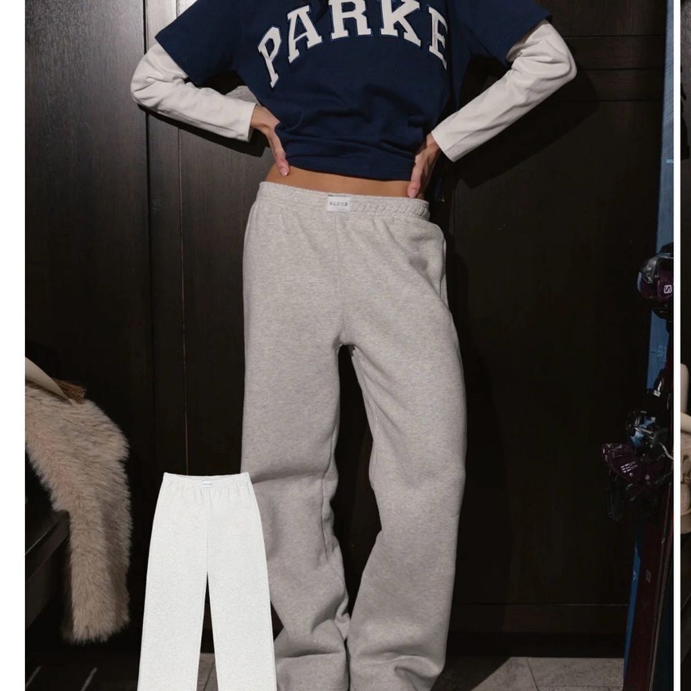 NIB Parke Gray Fleece Boxer Sweatpants